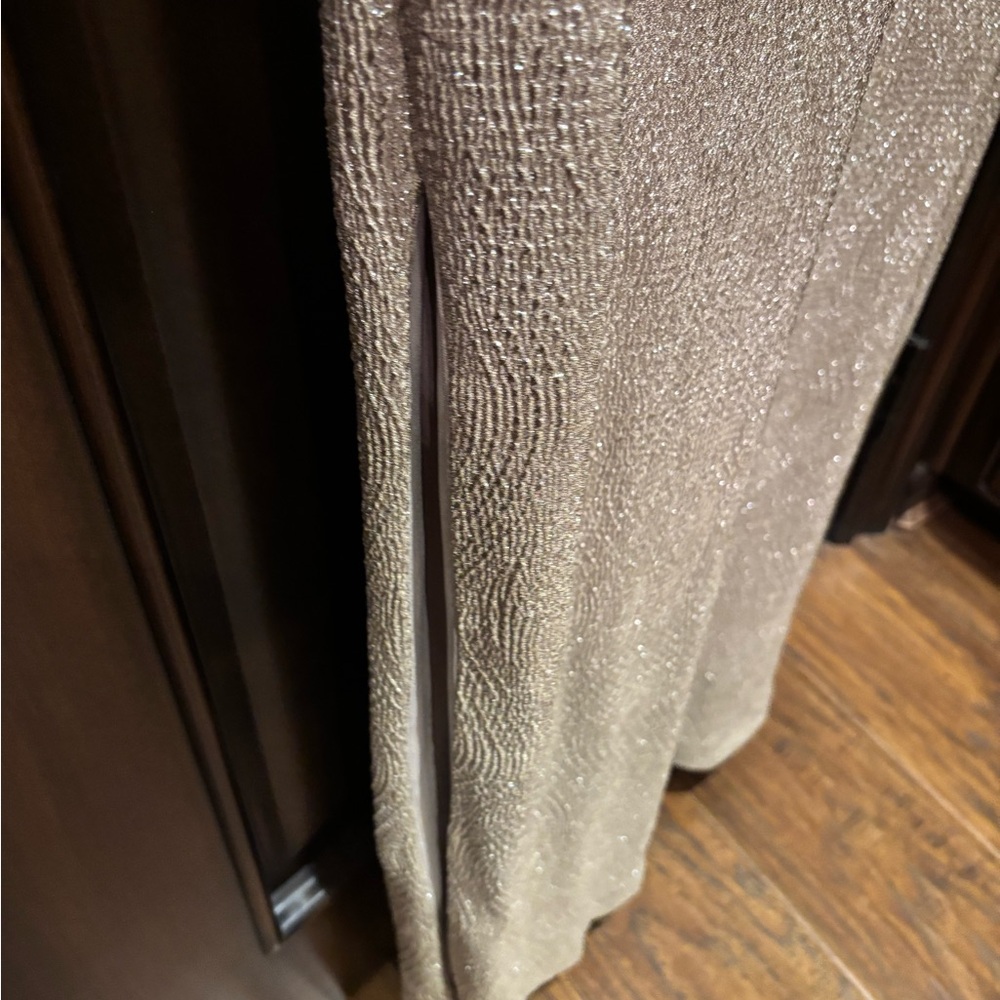 Lauren Ralph Lauren Shimmering Gold Maxi Dress - Picture 6 of 6